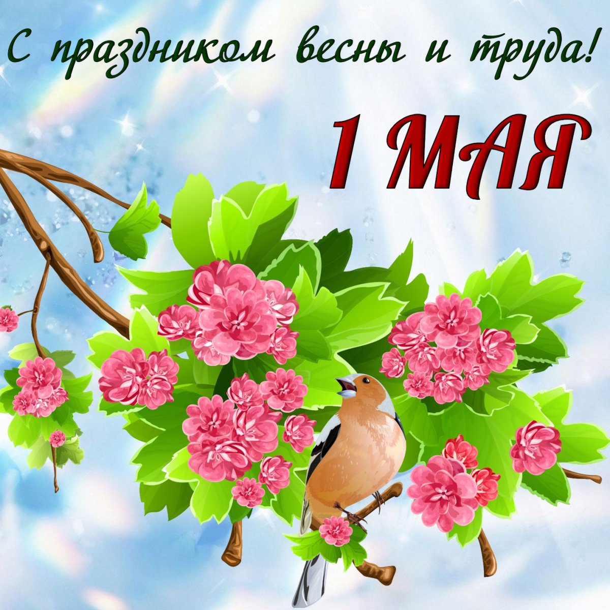 Поздравление с 1 мая - подборка открыток 17 открытки