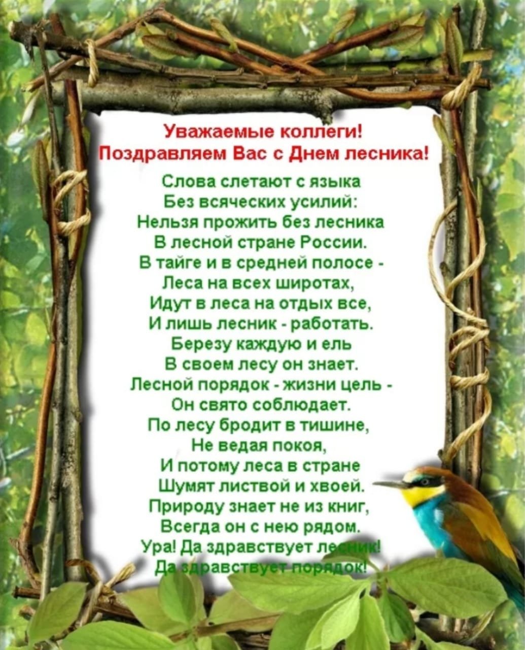 С днем лесника - прикольные открытки 8 открытки