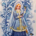 Открытки на Новый год со Снегурочкой 21 Екатерина Енокаева