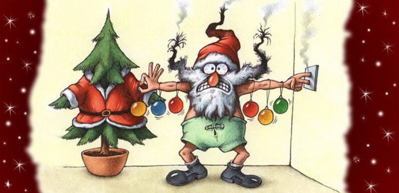 Прикольные рождественские открытки и поздравления