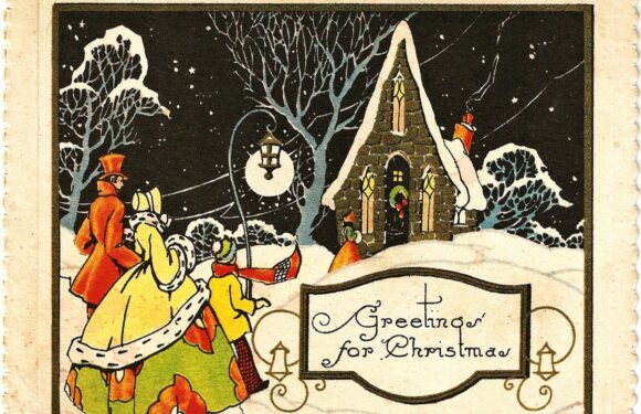 Самые первые новогодние открытки — ностальгируем