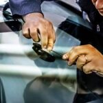 Как устранить скол и трещину на лобовом стекле? 5