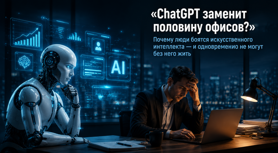 «ChatGPT заменит половину офисов?» Почему люди массово боятся искусственного интеллекта — и одновременно не могут без него жить 4